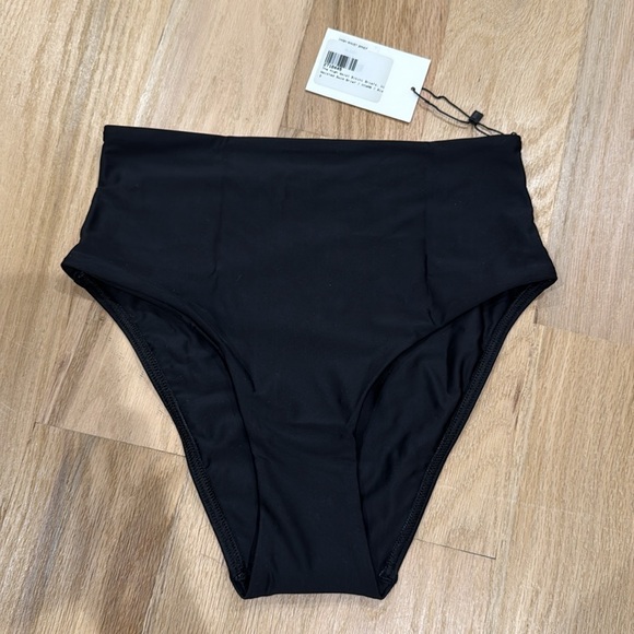 NWT Matteau Black High-Waist Bikini Bottom - Picture 1 of 8